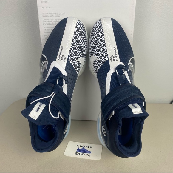 Nike Force Zoom Trout 7 Baseball Cleats CI3134-403 Midnight/Navy Men’s Size - Picture 6 of 12